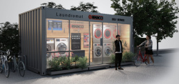 Mobilny kontener pralniczy RENZACCI LAUNDROMAT