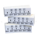 Bloczki numeryczne hydrofix - dostępne w 10 kolorach - B01-030