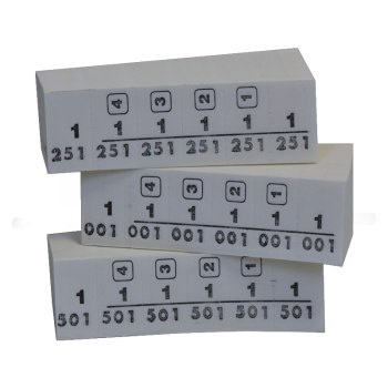 Bloczki numeryczne hydrofix - dostępne w 10 kolorach - B01-030 Bloczki numeryczne hydrofix - dostępne w 10 kolorach - B01-030