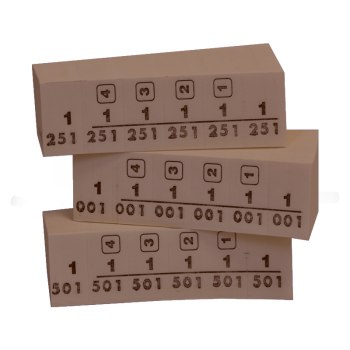 Bloczki numeryczne hydrofix - dostępne w 10 kolorach - B01-030 Bloczki numeryczne hydrofix - dostępne w 10 kolorach - B01-030