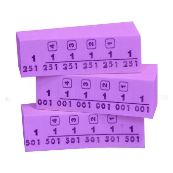 Bloczki numeryczne hydrofix - dostępne w 10 kolorach - B01-030 Bloczki numeryczne hydrofix - dostępne w 10 kolorach - B01-030